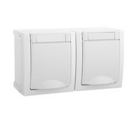 Panasonic Panasonic Prise double horizontale FR-AP blanche 90591188-DE Quantité:1