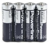 PANASONIC Powerline Pilas Alcalinas Aa Lr6 1,5 V pour adultes, idéal pour utilisation pratique, format pratique