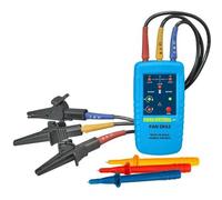 Pancontrol.at - Indicateur De Direction Du Moteur Et Du Champ Tournant à 3 Led (120-400v Cat Iii) Avec Accessoires (batterie Non Incluse)