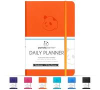 Panda Planner Agenda journalier, calendrier et journal de gratitude pour augmenter la productivité, gérer le temps et le bonheur - Couverture rigide, jour non daté - Planificateur trimestriel -