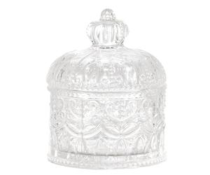 Pandecor BONBONNIÈRE Verre JOYAU Couronne Royale 12.5X9CM
