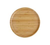 Pandoo Assiettes en bambou, 25 cm, réutilisables, rondes, légères, pour toutes les saisons