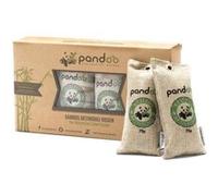pandoo - Lot de 4 désodorisants en charbon actif de bambou (4x75g) Or