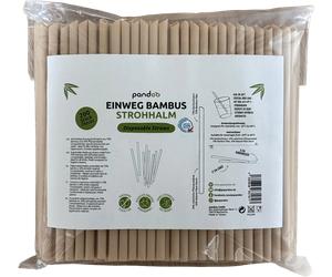 pandoo Pailles en Bambou Jetables - 200 pièces