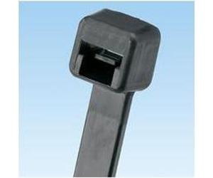 Panduit Cable Tie, 5.6 "L (142mm), Intermediate, Weather Resistant, Black, 1000pc Attaches-câbles en nylon noir