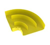 panduit panduit Couvercle FRRA12X4LYL 300 x 100 mm coudé à droite Quantité:1