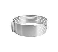 PANFHGFG 16-20 cm réglable en acier inoxydable trancheuse à gâteau-moule ustensiles de cuisson coupe-gâteau outils de cuisson trancheuse à pain outil de cuisson en couches réglable