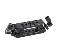 PANFHGFG Adaptateur de perceuse de Pince de Tige en Aluminium de 15mm | Joint d ' adaptateur de tige à Double port en aluminium, pour tige de caméra, Application de construction de