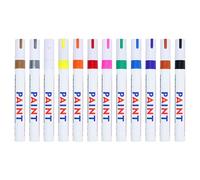 PANFHGFG marqueur de peinture, encres résistantes à la, 12 colors | de peinture à base d ' huile pour Scrapbooking, décoration d ' album Photo, dessin sur papier bois métal