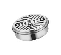 PANFHGFG Porte-bobines Rondes Anti-moustiques avec Couvercle, B | Boîte ronde avec couvercle pour spirales de moustiques, mallette de rangement compacte avec de parfums