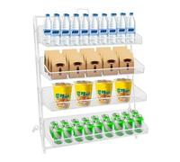 panfudongk Étagère à bonbons à 4 niveaux en métal | Étagère à légumes, bonbons, organisateur de bonbons, étagère de comptoir, 41 × 25 × 51,5 cm, pour bonbons, frites