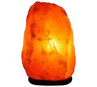 Pang Hu Lampe de sel en Pierre de Cristal Rose de l’Himalaya, Naturelle, sculptée à la Main, 2 à 3 kg, certifiée Ce, variateur de lumière et Prise électrique Standard Britannique.,3-5KG