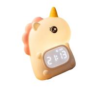 PANGBOER Dessin animé Dinosaure Silicone activé veilleuse réveil Outil de Gestion du Temps Rechargeable pour Les Lits de Chambre d ' et Le Camping éclairage Portable réveil LED Rechargeable
