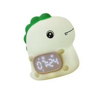 PANGBOER Dessin animé Dinosaure Silicone activé veilleuse réveil Outil de Gestion du Temps Rechargeable pour Les Lits de Chambre d ' et Le Camping éclairage Portable réveil LED Rechargeable