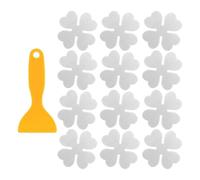 PANGBOER Lot de 12 tapis de bain antidérapants imperméables pour sols glissants, piscines, escaliers, baignoires, tapis de douche