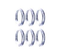 PANGBOER Lot de 6 bracelets lumineux LED colorés pour soirée, divertissement, spectacle, accessoire de fête, One Size, Comme décrit, Comme décrit.