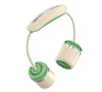 PANGBOER Petit ventilateur de cou à suspendre au bruit - Rechargeable par USB - Ventilateur électrique de refroidissement à 360 degrés pour temps chaud et voyage - Petit refroidisseur de cou portable