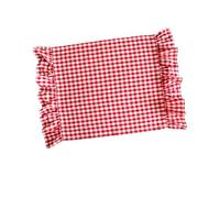 PANGBOER Torchon décoratif en Coton avec Bordure à Volants en, de Cuisine 68 x 45 cm, Accent d ' essuyage Doux pour comptoir de Salle à Manger, Tissu de séchage pour torchon, essuyage sur Table, à