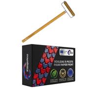 Pangolino Rouleau à pointes pour papier peint - 150 x 500 mm - Rouleau à ongles - Igel pour perforer le papier peint - Outil pour tapisser des ongles - Rouleau à ongles pour hérisson