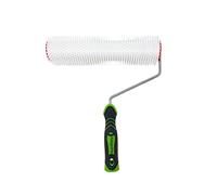 Pangolino Rouleau de purge, 25 cm, Arceau en métal à un bras, Longueur du pic : 31 mm, Qualité professionnelle, Rouleau à picots pour aérer les revêtements de sol