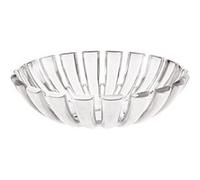 Guzzini Corbeille Dolcevita - Plastique biosourcé nacré 25x25x6,5 cm - Blanc