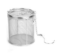 Panier 304 de panier d'halog¨¨ne d'acier inoxydable, filtre d'assaisonnement de boule de th¨¦, filtre de s¨¦paration d'assaisonnement(12 * 13cm)