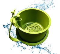 Panier à Aliments pour Évier - Grille d'Égouttoir Ajustable pour Évier,pour Cheveux Douche Lavabo Prévention Obstruction | Passe-soupe pour Pâtes et Robinets de Camping-car