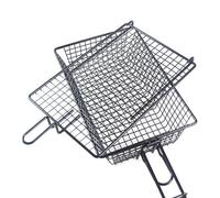 Panier à Barbecue en métal antiadhésif avec couvercle, accessoires pliables et amovibles pour Steak de poisson