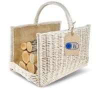 Creative Home Panier de Rangement Panier en Osier avec Poignée et Jute