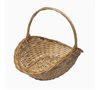 Panier à bûches en osier WERKA PRO 58 x 38 x H. 9/21 cm