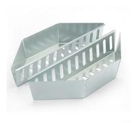 Panier à charbon de bois avec support en acier inoxydable pour barbecue indirect