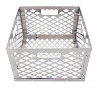 Panier à charbon de bois et pinces de porte pour Oklahoma Heights, pour LONGHORN, pour fumoirs et grils décalés Bandera 3 en 1, en acier inoxydable pour une chaleur constante et une cuisson toute la
