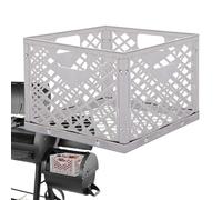 Panier à charbon en acier inoxydable - Foyer carré pour charges, insert pour grille avec optimisation de la chaleur, élimination facile des cendres, structure antirouille | pour Gr