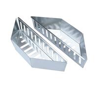 Panier À Charbon Pour Barbecue Set De 2 Grilles De Cuisson Robustes | Support Panier à Charbon pour Grill Pour la Cheminée le Jardin le Barbecue l'Extérieur le Camping le