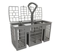 Panier À Couverts Pour Lave-vaisselle - Support De Rangement Universel Pour Couverts, En Plastique PP Robuste, Support À Ustensiles Multi-compartiments Antiadhésif, Couvercle De Séparation
