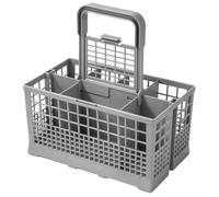 Panier à couverts pour lave-vaisselle Universel 24 x 13,9 cm avec poignée amovible, Pièce de Rechange Compatible avec Bosch Siemens Neff Indesit Ariston
