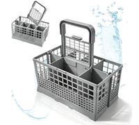 Panier à couverts universel avec poignée amovible pour lave-vaisselle Bosch Siemens Neff Whirlpool Hotpoint Indesit Ariston 24 x 13,9 x 12,4 cm