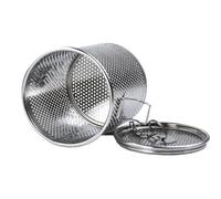 Panier à Épices en Acier Inoxydable Chaîne, Filtre à Saumure | Maille à Trous Uniformes, Retrait Facile, pour Bouillons, Thé en Vrac, Feuilles de Laurier Cuisine Maison