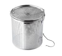 Panier à Épices en Acier Inoxydable Chaîne, Filtre la Cuisine | Maille Fine, Crochet Long, Structure Stable, pour Bouillon, Restaurant et Préparation de Soupe