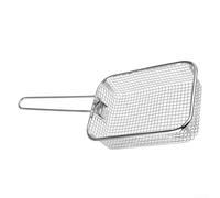 Panier à frire profond pliable en acier inoxydable 304 pour un drainage efficace et un nettoyage facile