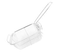 Panier à friture de cuisine - Acier inoxydable, tamis à mailles pour friture | Panier à frire à Air Durable à Double chaudière, pour frites, ailes de poulet, rondelles d'oignon, collations, accessoire