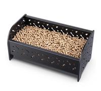 Panier à granulés pour poêle à pellets, 38 x 20 x 17,7 cm, 5,1 kg | Panier à granulés, dans un poêle à bois ou dans une cheminée ouverte, matériau épaissi