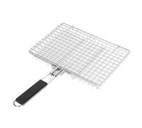 Panier à Griller pour Barbecue en Acier Inoxydable Pliant Réutilisable - TBEST