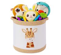 Panier à jouets pour bébé, panier à linge, paniers à couvertures, jolis paniers en forme de girafe pour la chambre d'enfant, panier de rangement pour jouets, rangement tressé pour la chambre d'enfant,