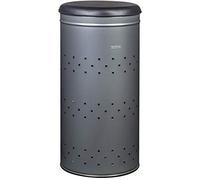 Panier à Linge, 45 L, Gris/Argent/Vernis
