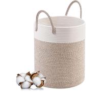 Panier à linge avec poignée, pliable, tressé, grand format, panier à linge, panier de tri du linge, bac à linge, panier à jouets, panier de rangement, paniers à linge, bac à linge avec poignée, fait m