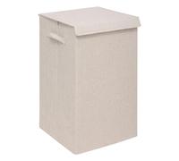 Paris Prix Panier à linge 5five Colorama pliable 74 L avec séparateur Beige lin