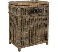 Panier à linge CESTO en rotin naturel 50 x 35 x 66 cm