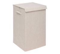 Paris Prix Panier à linge 5five Colorama pliable 74 L avec séparateur Beige lin