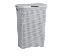 Panier à linge Curver Natural Style 60l salle de bain 5 couleurs